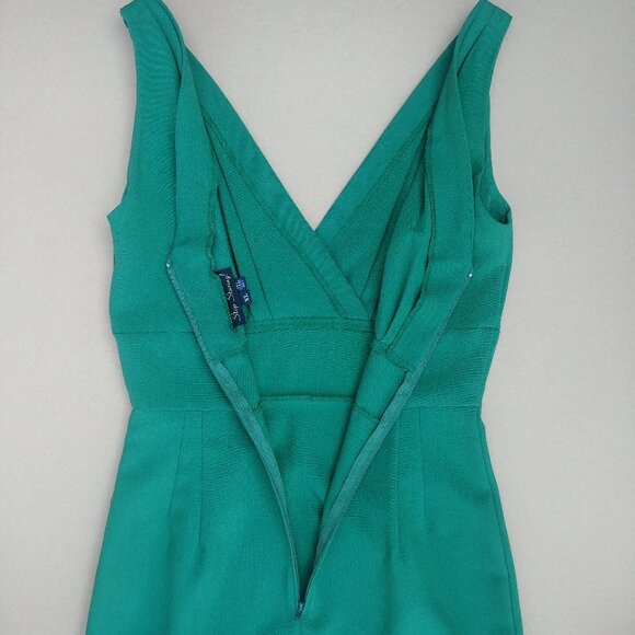Stop Staring! emerald green sleeveless sheath dress marked XL fits like M. - Picture 11 of 14